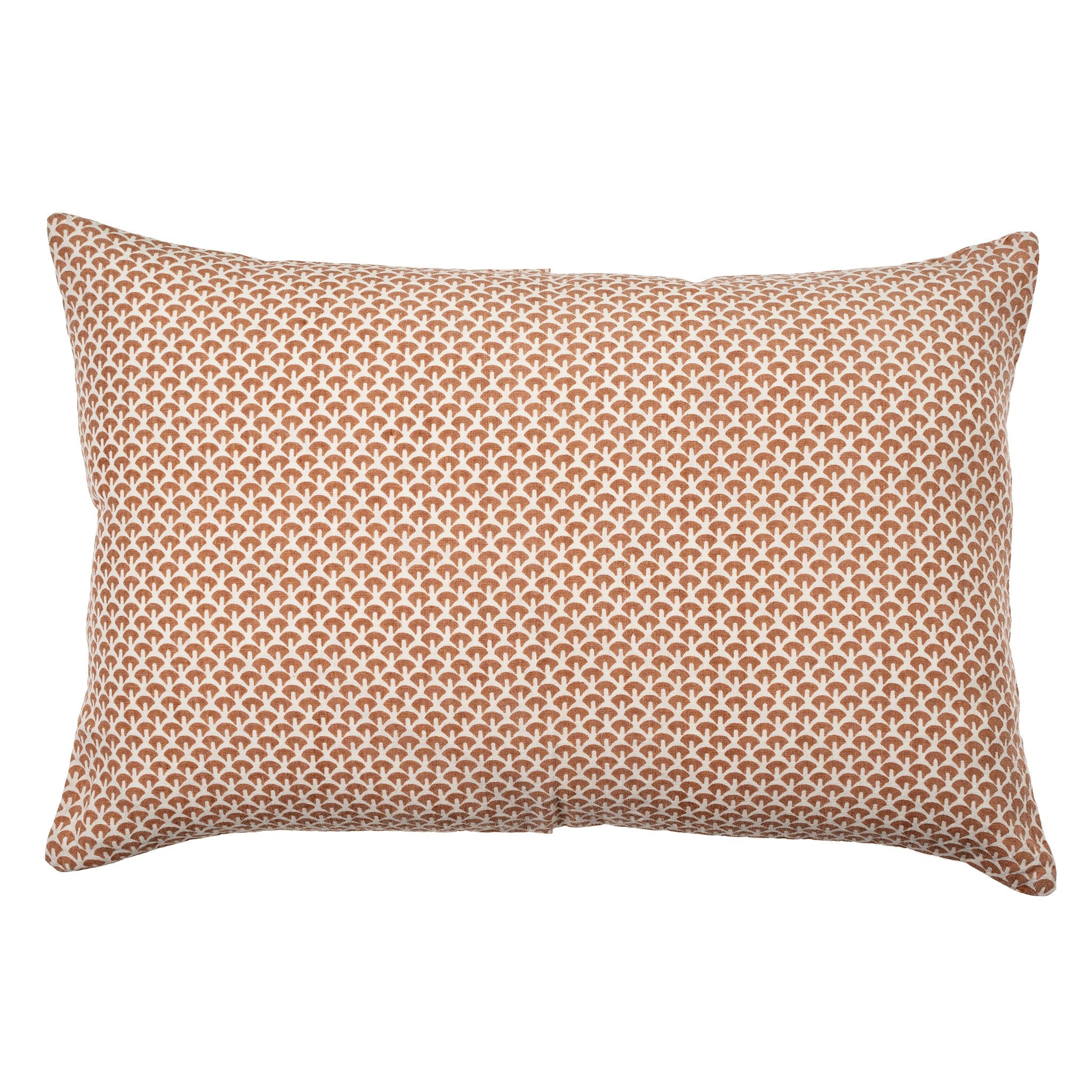 Saphira Pillow, Terracotta 16"x24"