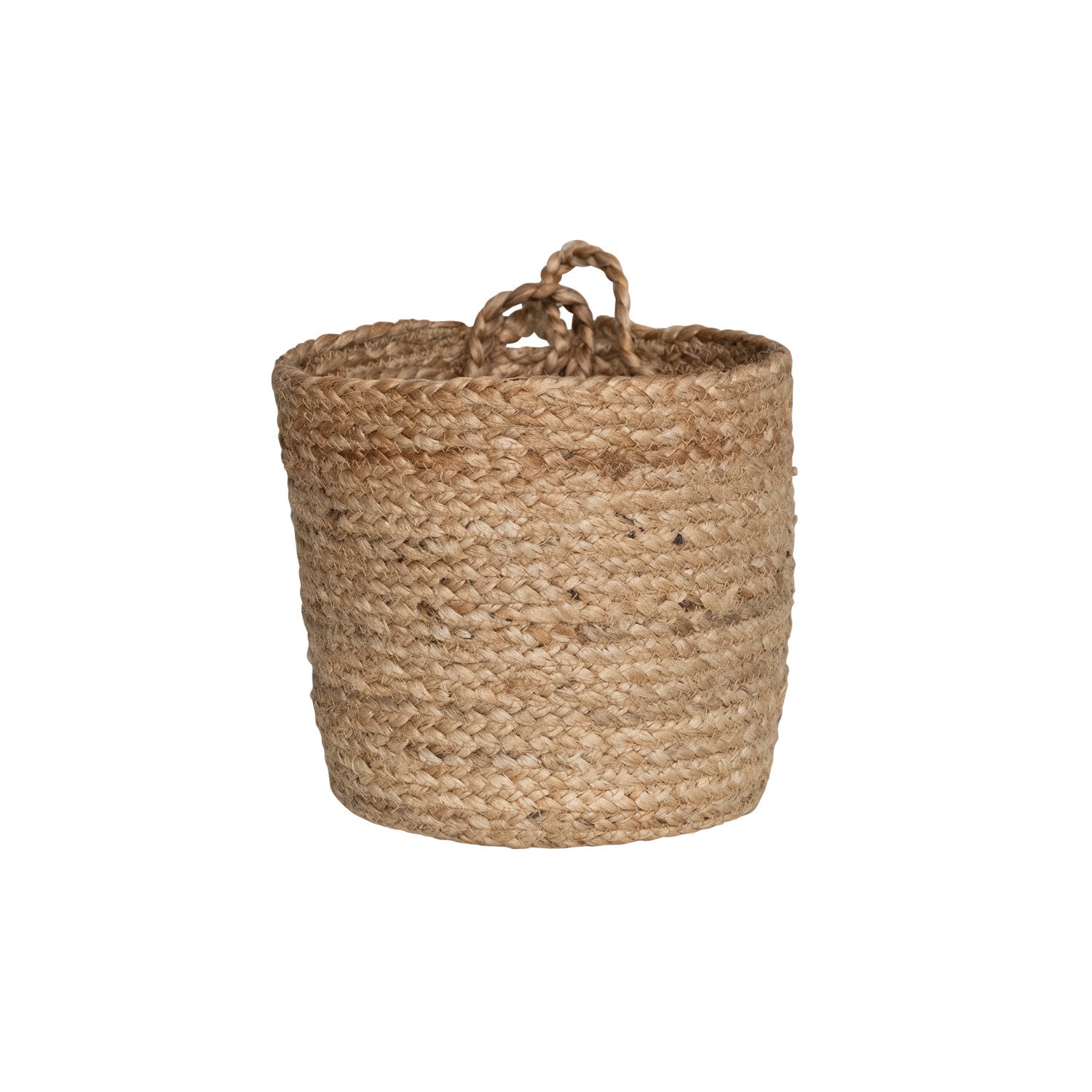 Braided Jute Nesting Baskets w/ Handle, Set of 3